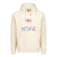 Tofu happiness is being a noni ever women floral decor Premium Hoodie - linhVisuals