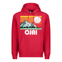 Cardinal ojai california mountains & sun retro 80s graphic Premium Hoodie - linhVisuals