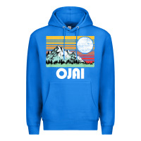 True Royal ojai california mountains & sun retro 80s graphic Premium Hoodie - linhVisuals