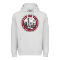 Dove Grey csu chico seal Premium Hoodie - linhVisuals