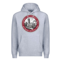 Heather Grey csu chico seal Premium Hoodie - linhVisuals