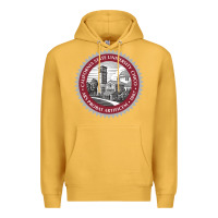 Mustard csu chico seal Premium Hoodie - linhVisuals