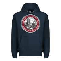 Navy csu chico seal Premium Hoodie - linhVisuals