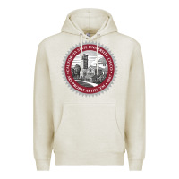 Oatmeal Heather csu chico seal Premium Hoodie - linhVisuals
