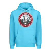 Ocean Blue csu chico seal Premium Hoodie - linhVisuals