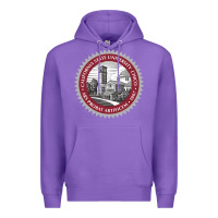 Purple csu chico seal Premium Hoodie - linhVisuals