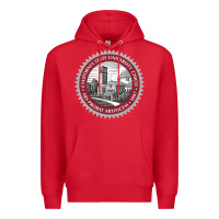 Red csu chico seal Premium Hoodie - linhVisuals