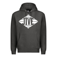Charcoal Heather jive records Premium Hoodie - linhVisuals