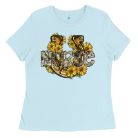 Baby Blue nurse Ladies Tee - SublimationCraftShop