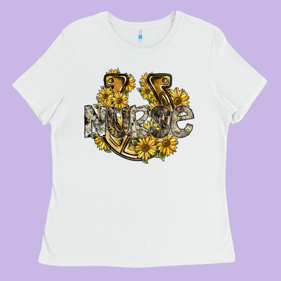 Nurse Ladies Tee Designed By Sublimationcraftshop