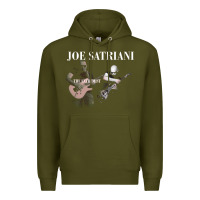 Army Green joe satriani guitar Premium Hoodie - linhVisuals
