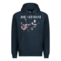 Navy joe satriani guitar Premium Hoodie - linhVisuals