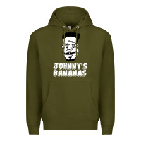 Army Green johnny's bananas Premium Hoodie - linhVisuals