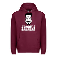 Burgundy johnny's bananas Premium Hoodie - linhVisuals