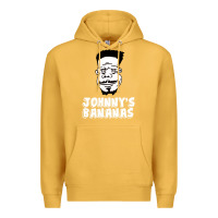 Mustard johnny's bananas Premium Hoodie - linhVisuals