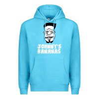 Ocean Blue johnny's bananas Premium Hoodie - linhVisuals