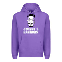 Purple johnny's bananas Premium Hoodie - linhVisuals