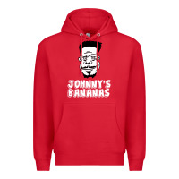 Red johnny's bananas Premium Hoodie - linhVisuals