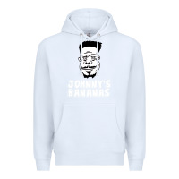 White johnny's bananas Premium Hoodie - linhVisuals