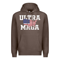 Coffee ULTRA MAGA Premium Hoodie - linhVisuals