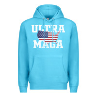 Ocean Blue ULTRA MAGA Premium Hoodie - linhVisuals