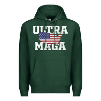 Sports Green ULTRA MAGA Premium Hoodie - linhVisuals