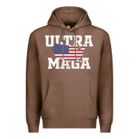Chestnut ULTRA MAGA Premium Hoodie - linhVisuals