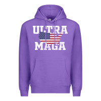 Purple ULTRA MAGA Premium Hoodie - linhVisuals