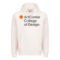 Pale Pink artcenter, college design Premium Hoodie - linhVisuals