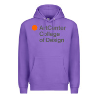 Purple artcenter, college design Premium Hoodie - linhVisuals