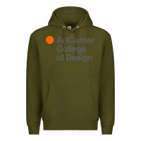 Army Green artcenter, college design Premium Hoodie - linhVisuals