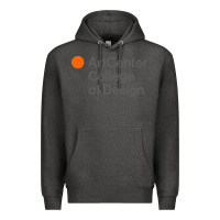 Charcoal Heather artcenter, college design Premium Hoodie - linhVisuals