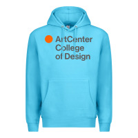 Ocean Blue artcenter, college design Premium Hoodie - linhVisuals