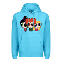 Ocean Blue power puff girls Premium Hoodie - linhVisuals