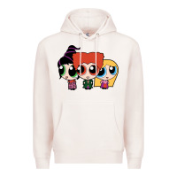 Pale Pink power puff girls Premium Hoodie - linhVisuals