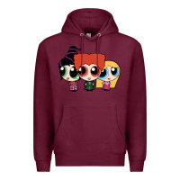 Burgundy power puff girls Premium Hoodie - linhVisuals