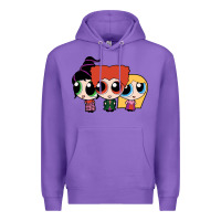 Purple power puff girls Premium Hoodie - linhVisuals