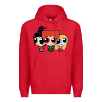 Red power puff girls Premium Hoodie - linhVisuals