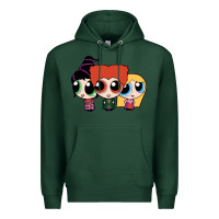 Sports Green power puff girls Premium Hoodie - linhVisuals