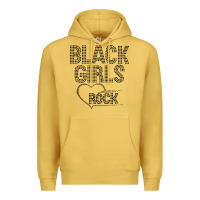 Antique Gold black girls rock Premium Hoodie - linhVisuals