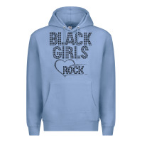 Colony Blue black girls rock Premium Hoodie - linhVisuals