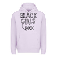 Lilac black girls rock Premium Hoodie - linhVisuals