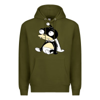 Army Green nibbler  futurama Premium Hoodie - linhVisuals