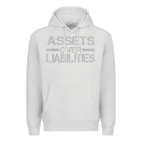 Dove Grey assets over liabilities mens t shirt Premium Hoodie - linhVisuals