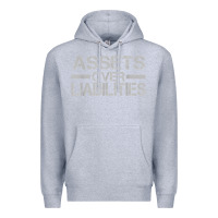 Heather Grey assets over liabilities mens t shirt Premium Hoodie - linhVisuals