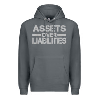 Rock assets over liabilities mens t shirt Premium Hoodie - linhVisuals