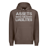 Coffee assets over liabilities mens t shirt Premium Hoodie - linhVisuals