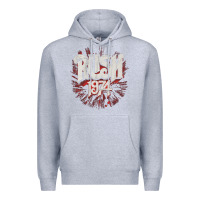 Heather Grey Rush 1974 Premium Hoodie - linhVisuals