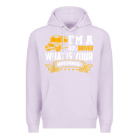 Lilac i'm a bus driver what is your superpower driving school bus t shirt Premium Hoodie - linhVisuals
