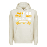 Oatmeal Heather i'm a bus driver what is your superpower driving school bus t shirt Premium Hoodie - linhVisuals